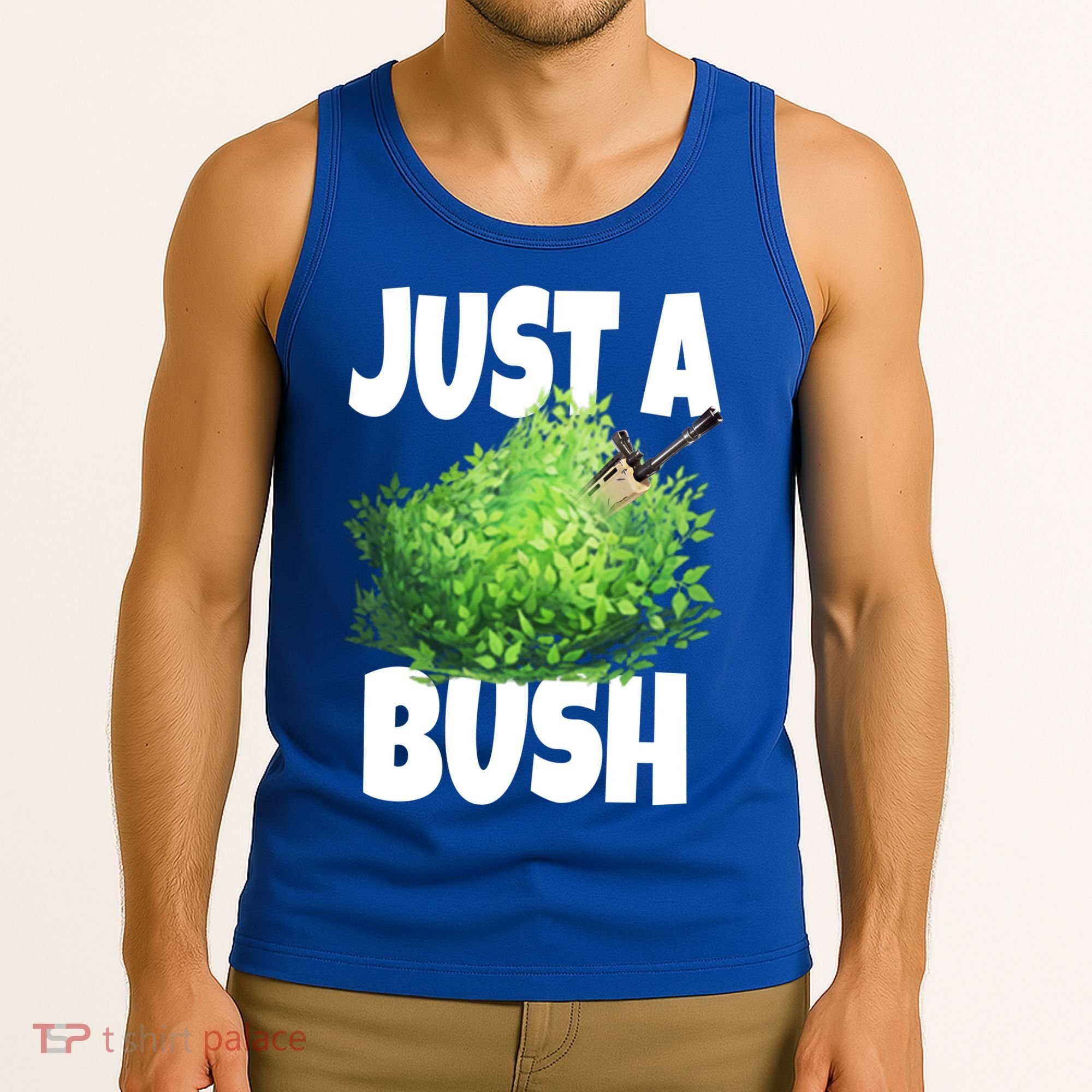 Just A Bush Camper Gamers Tank Top