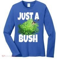 Just A Bush Camper Gamers Women's Long Sleeve Shirt thumb 0