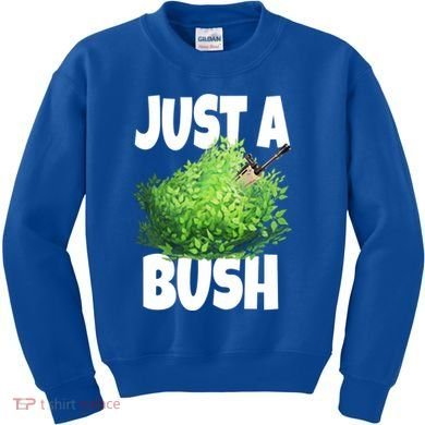 Just A Bush Camper Gamers Kids Sweatshirt