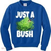 Just A Bush Camper Gamers Kids Sweatshirt thumb 0