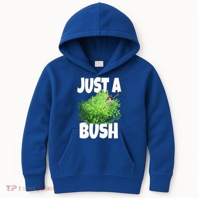 Just A Bush Camper Gamers Kids Hoodie