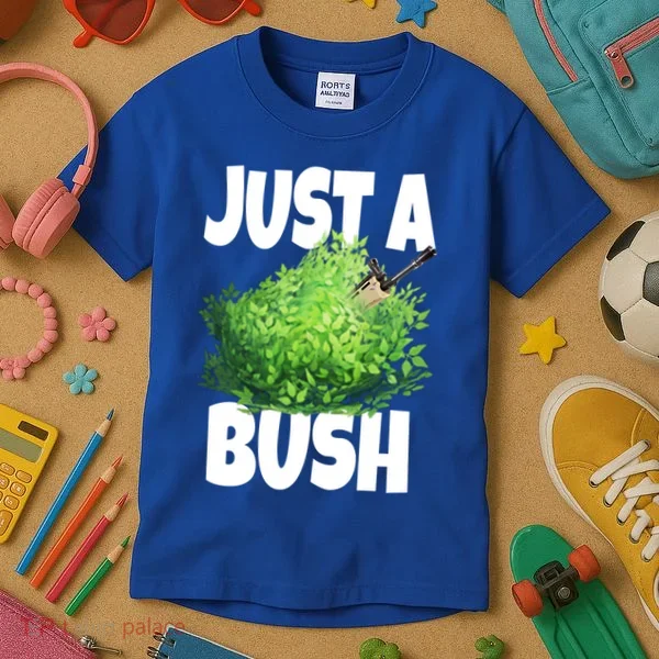 Just A Bush Camper Gamers Kids T-Shirt