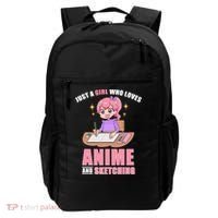 Just A Girl Who Loves Anime And Sketching Backpack thumb 0
