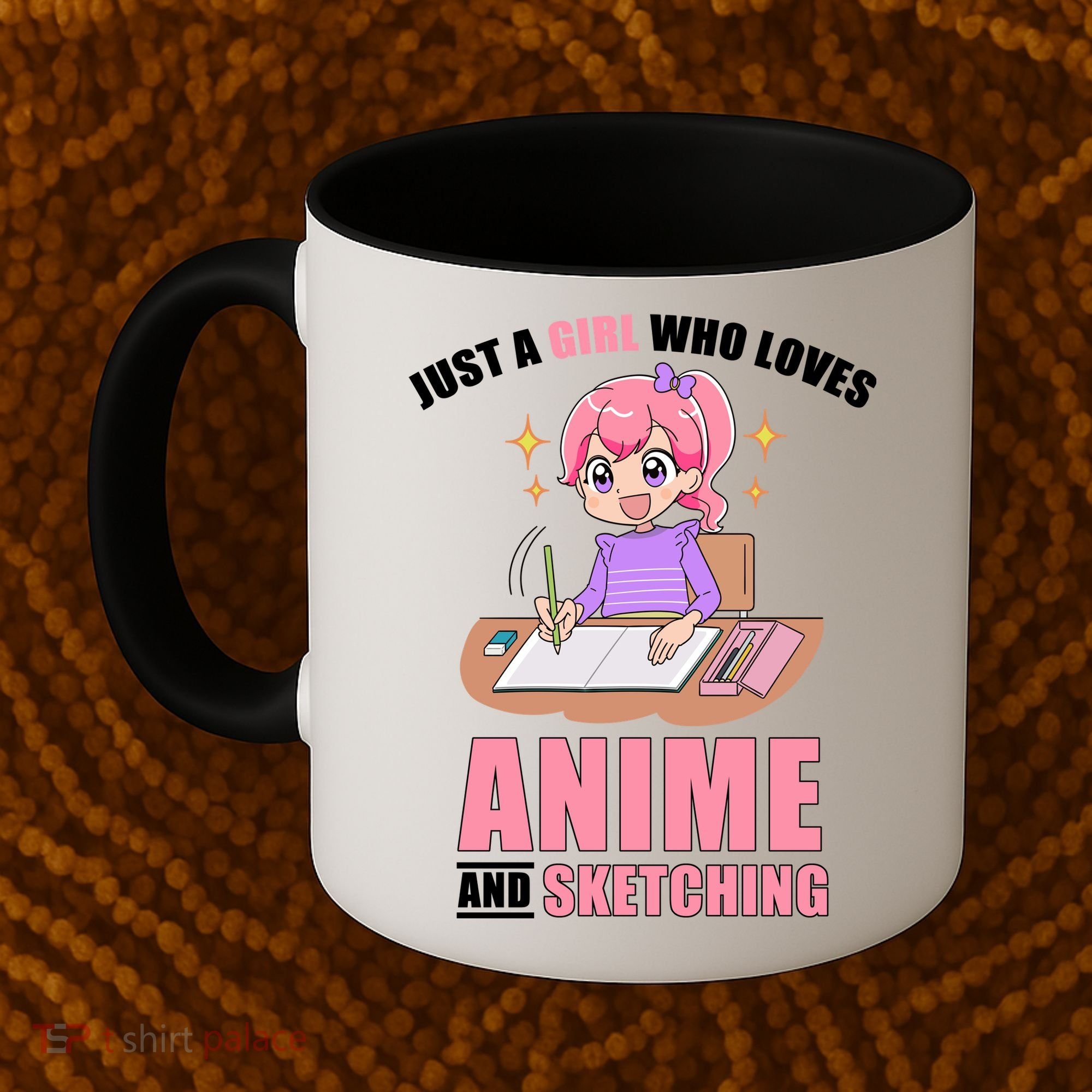 Just A Girl Who Loves Anime And Sketching Coffee Mug