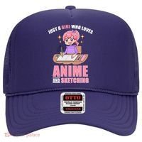 Just A Girl Who Loves Anime And Sketching Hat thumb 0