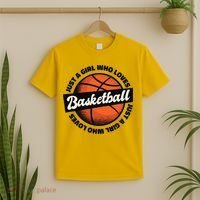 Just A Girl Who Loves Basketball T-Shirt thumb 2