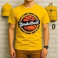 Just A Girl Who Loves Basketball T-Shirt thumb 6