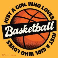 Just A Girl Who Loves Basketball Mousepad thumb 1