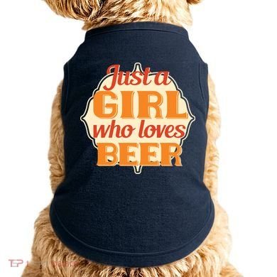 Just A Girl Who Loves Beer Doggie Tank