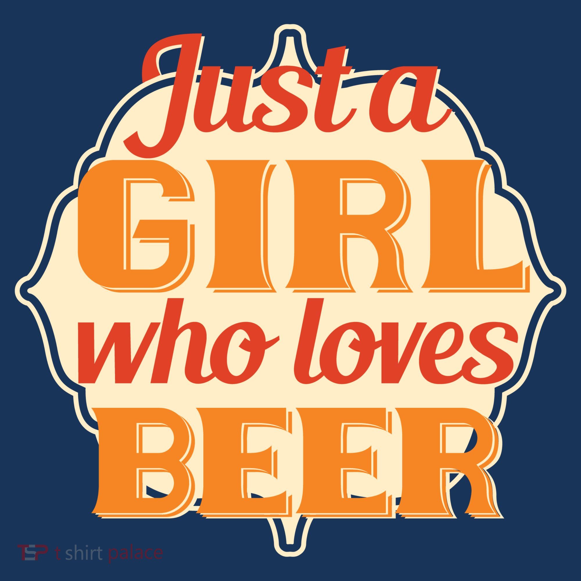 Just A Girl Who Loves Beer Women's Tank Top