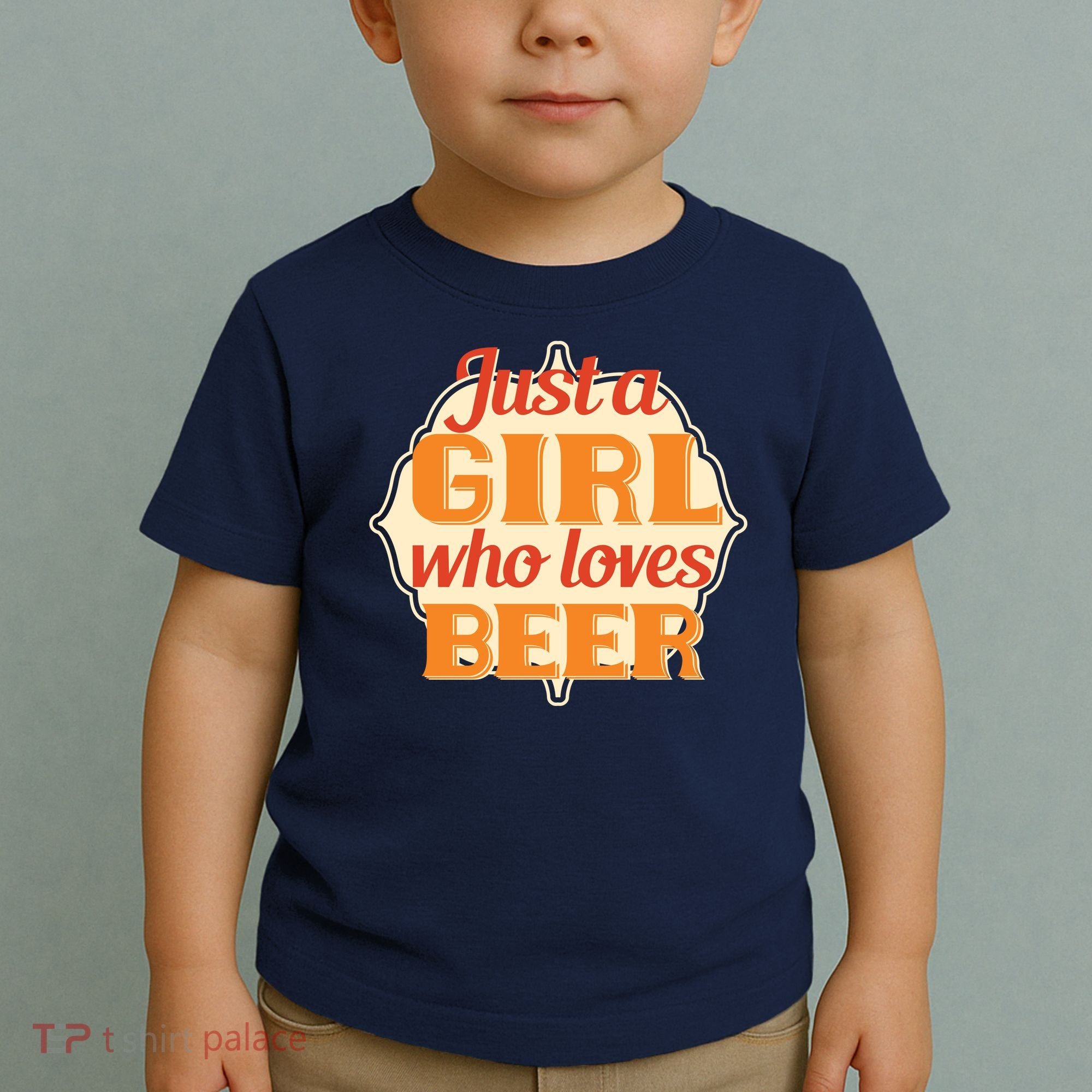 Just A Girl Who Loves Beer Toddler T-Shirt