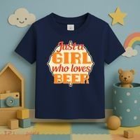 Just A Girl Who Loves Beer Toddler T-Shirt thumb 3