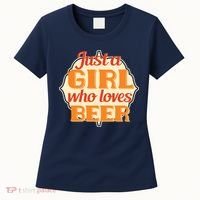 Just A Girl Who Loves Beer Women's T-Shirt thumb 0