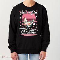 Just A Girl Who Loves Chickens Women's Sweatshirt thumb 0