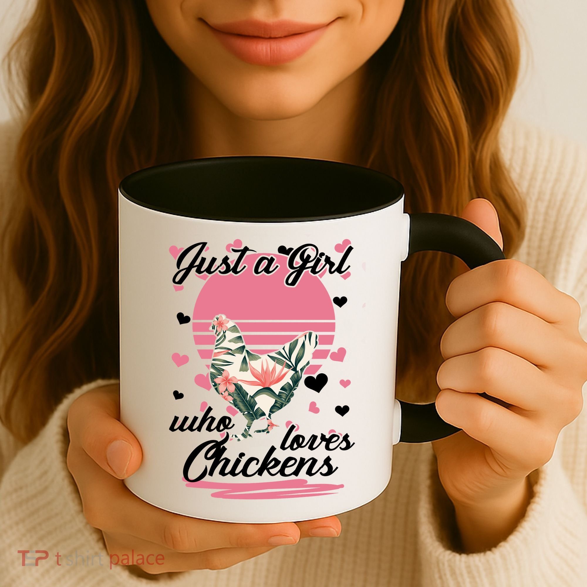Just A Girl Who Loves Chickens Coffee Mug