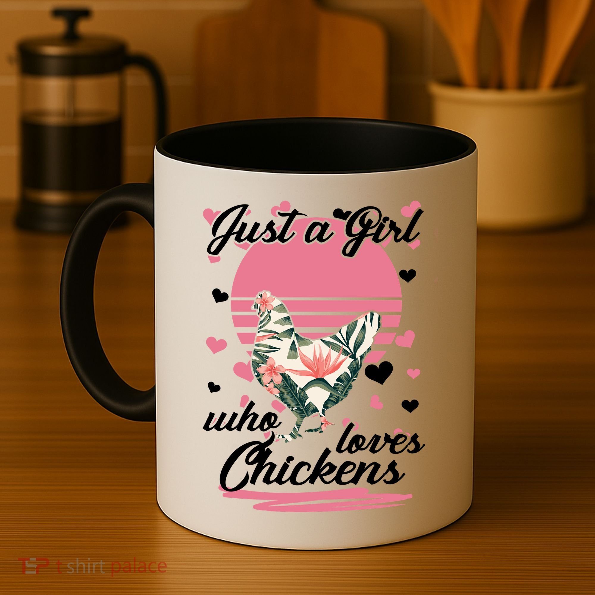 Just A Girl Who Loves Chickens Coffee Mug