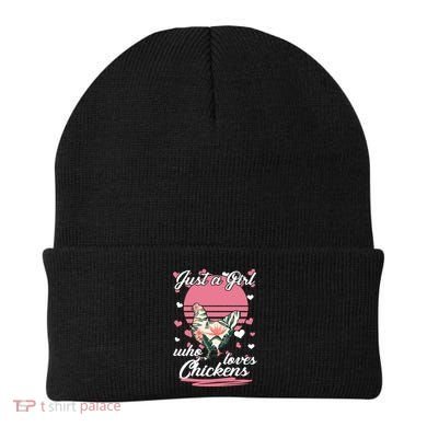 Just A Girl Who Loves Chickens Beanie