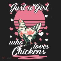 Just A Girl Who Loves Chickens Beanie thumb 2