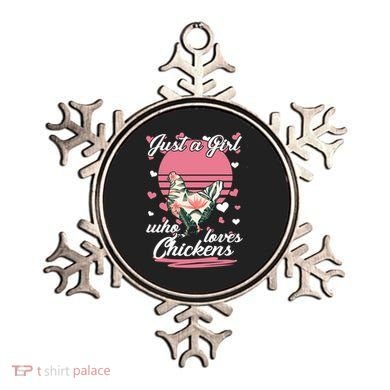 Just A Girl Who Loves Chickens Ornament