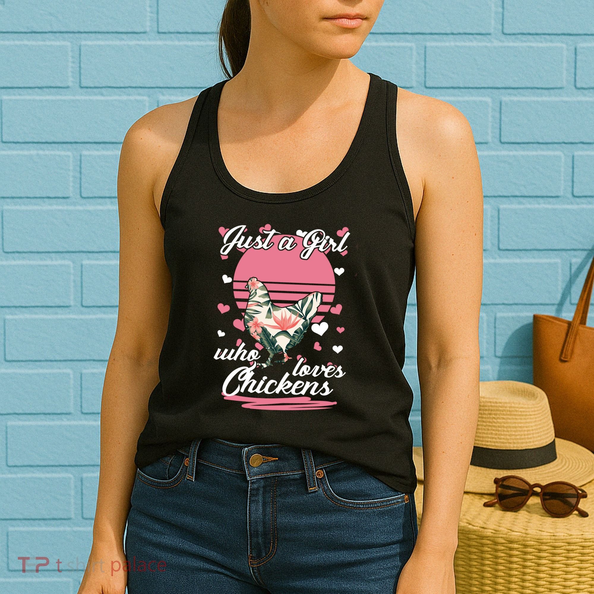 Just A Girl Who Loves Chickens Women's Tank Top