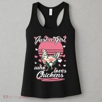 Just A Girl Who Loves Chickens Women's Tank Top thumb 3