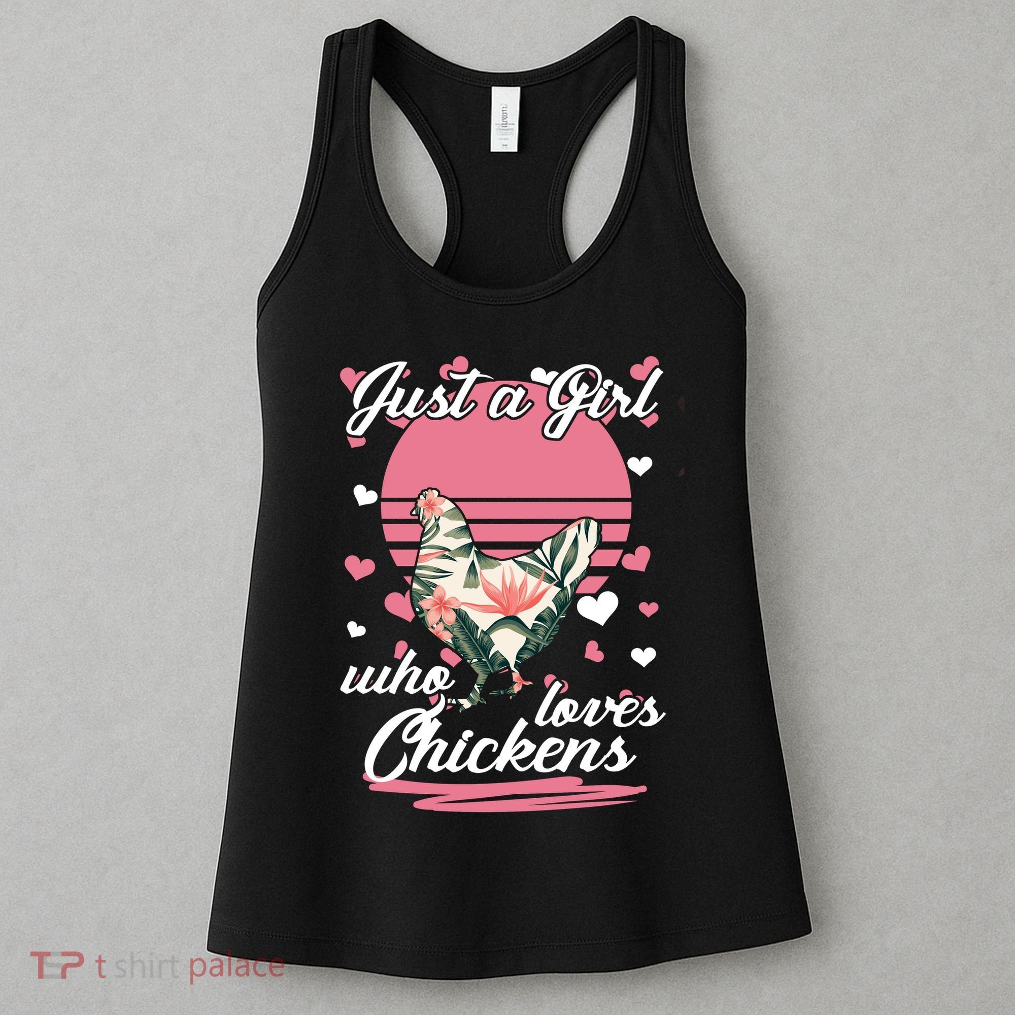 Just A Girl Who Loves Chickens Women's Tank Top
