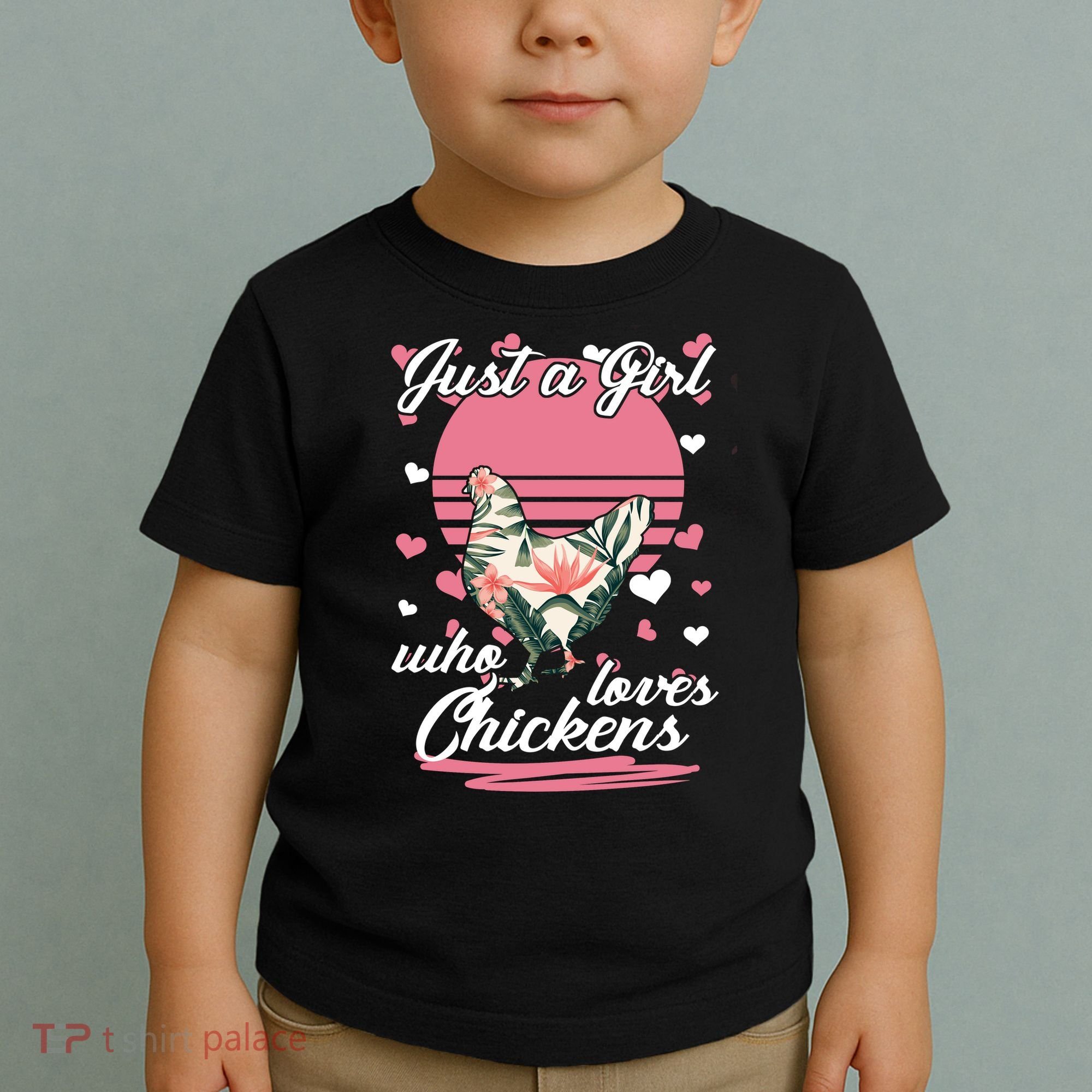Just A Girl Who Loves Chickens Toddler T-Shirt