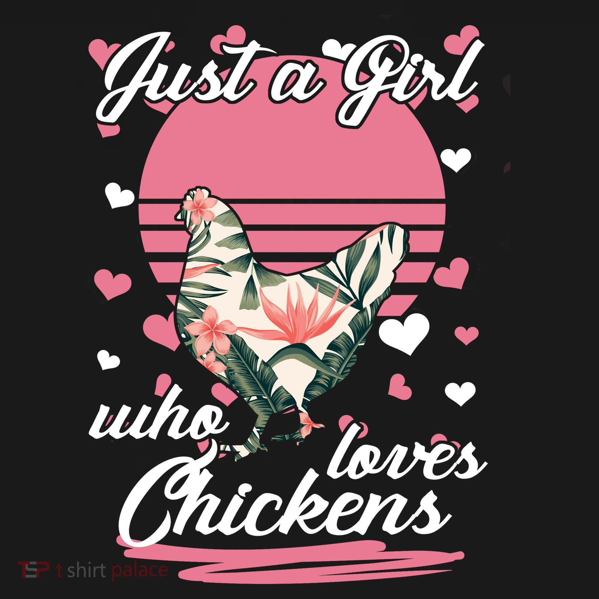 Just A Girl Who Loves Chickens Visor