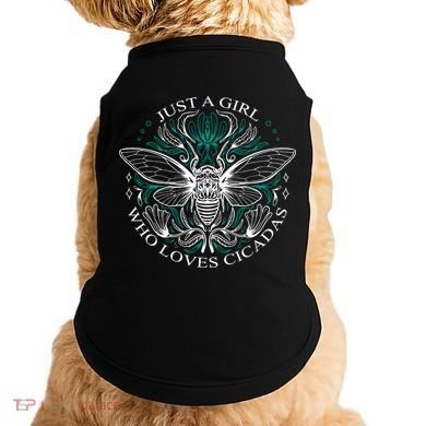 Just A Girl Who Loves Cicadas Doggie Tank