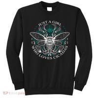Just A Girl Who Loves Cicadas Sweatshirt thumb 0