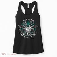 Just A Girl Who Loves Cicadas Women's Tank Top thumb 0