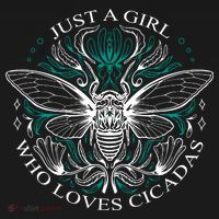 Just A Girl Who Loves Cicadas Women's Tank Top thumb 5
