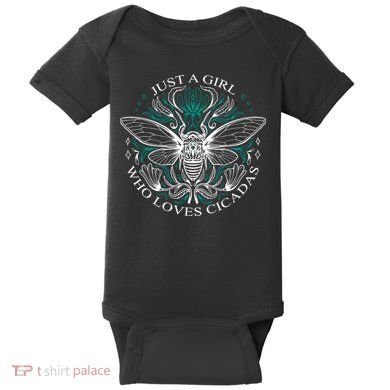 Just A Girl Who Loves Cicadas Baby Bodysuit