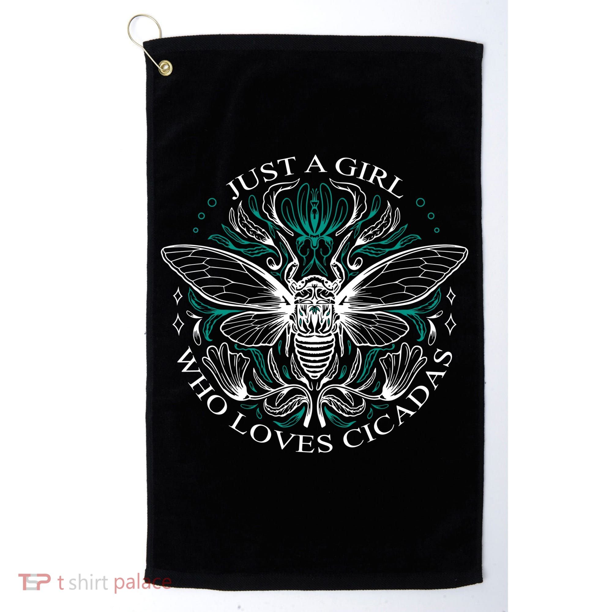 Just A Girl Who Loves Cicadas Golf Towel