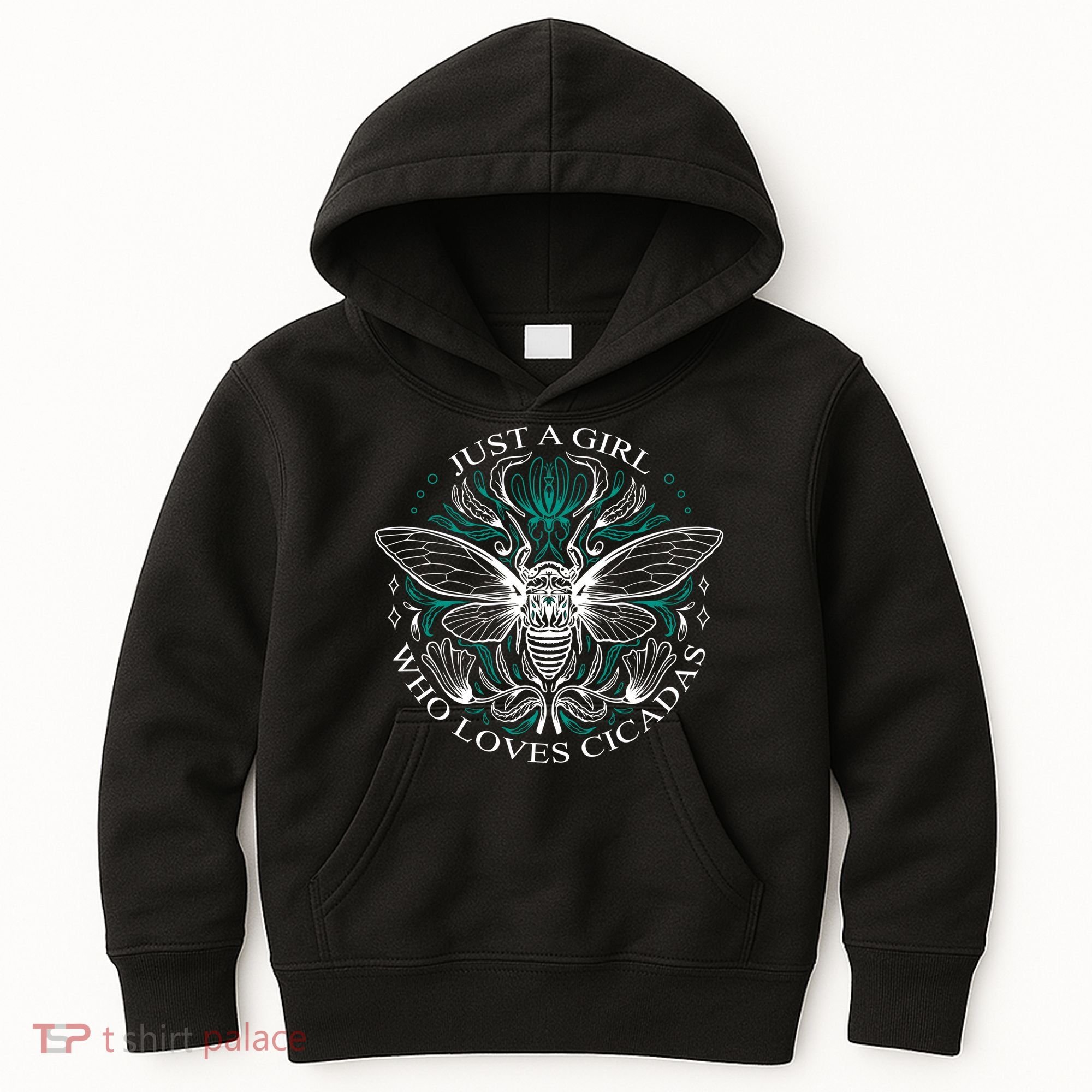 Just A Girl Who Loves Cicadas Kids Hoodie