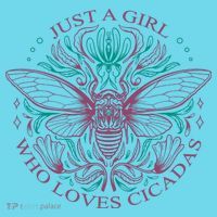 Just A Girl Who Loves Cicadas T-Shirt thumb 6
