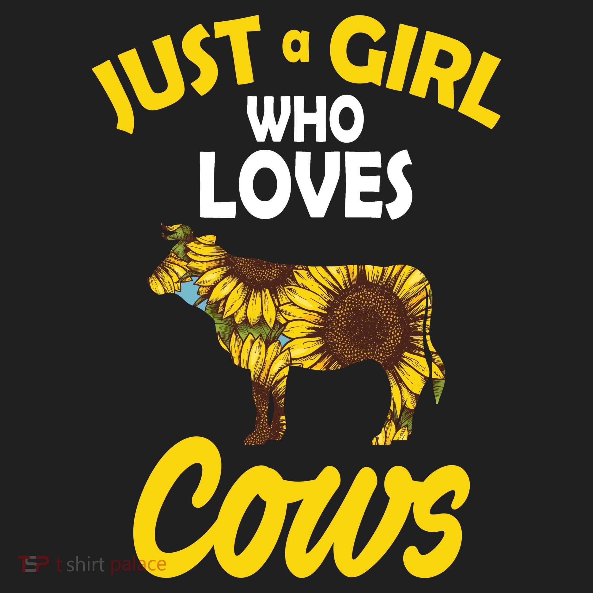Just A Girl Who loves Cows Flowers Beanie