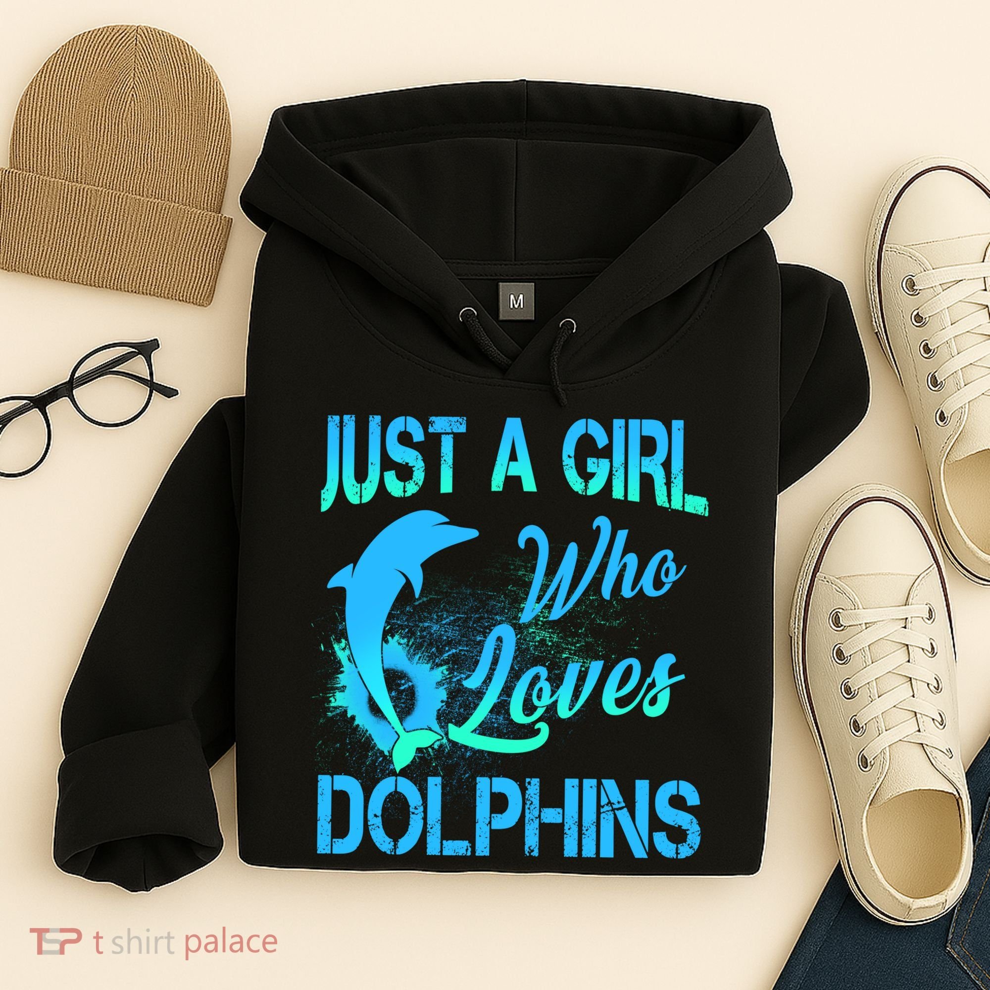 Just A Girl Who Loves Dolphins Hoodie