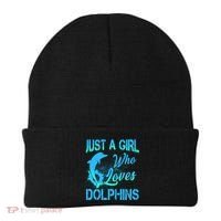 Just A Girl Who Loves Dolphins Beanie thumb 0