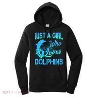 Just A Girl Who Loves Dolphins Women's Hoodie thumb 0