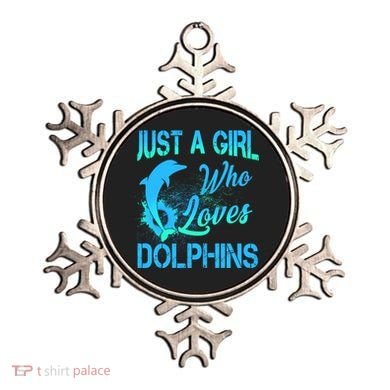 Just A Girl Who Loves Dolphins Ornament