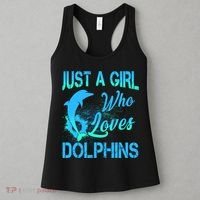 Just A Girl Who Loves Dolphins Women's Tank Top thumb 3