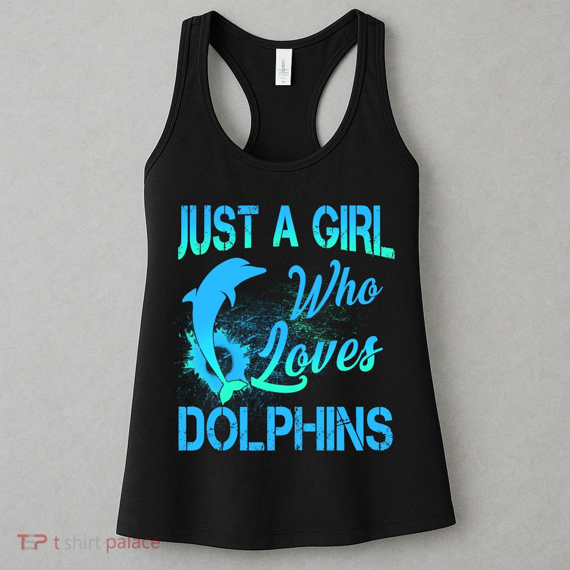 Just A Girl Who Loves Dolphins Women's Tank Top