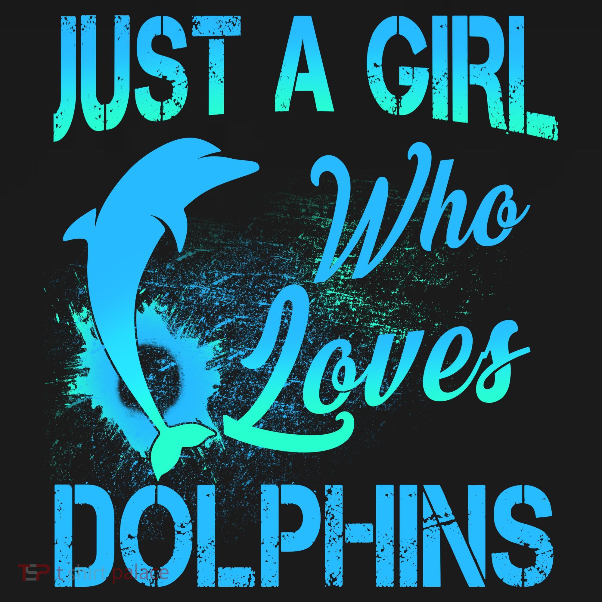 Just A Girl Who Loves Dolphins Women's Tank Top