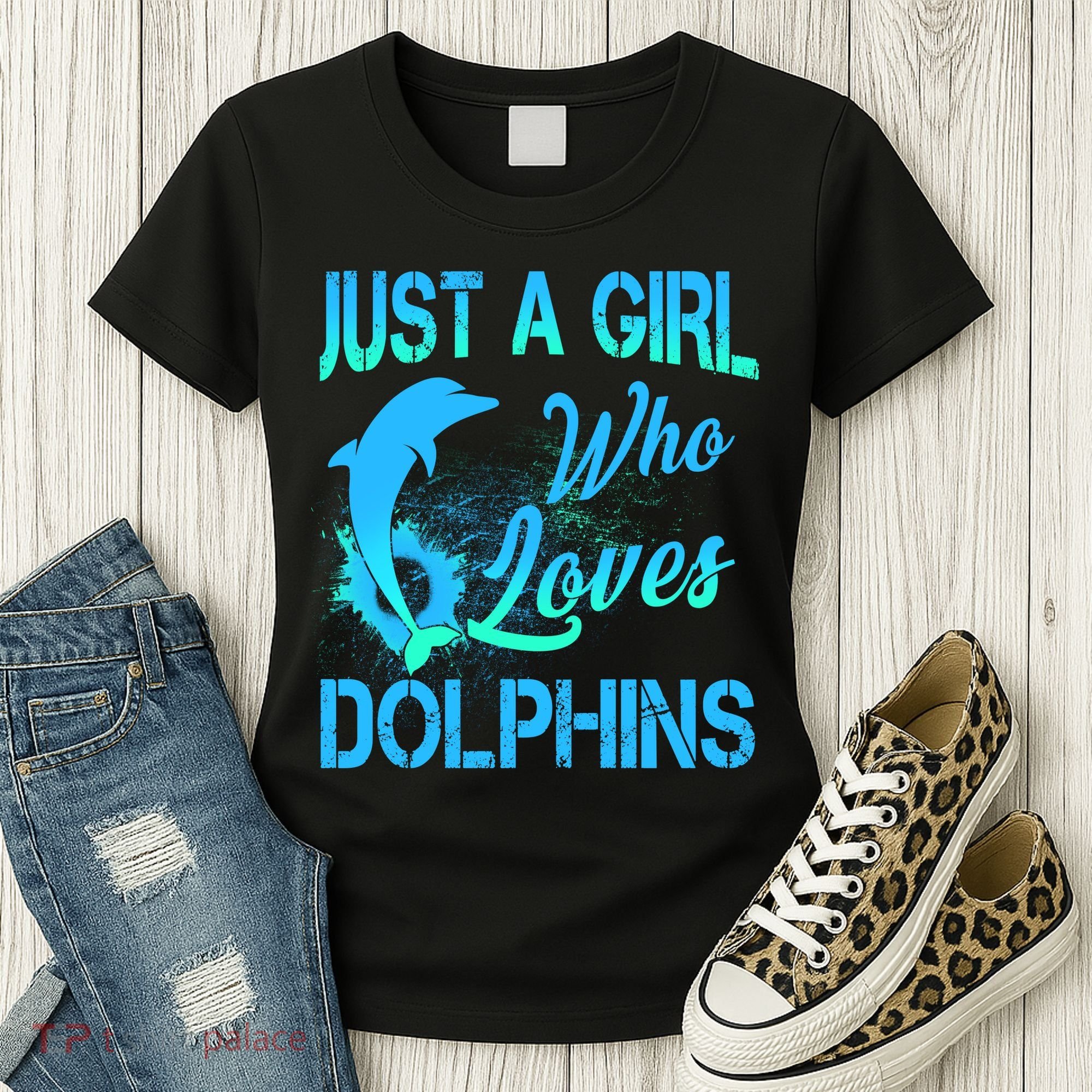 Just A Girl Who Loves Dolphins Women's T-Shirt