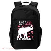 Just A Girl Who Loves Elephants Backpack thumb 0