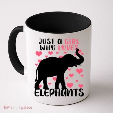 Just A Girl Who Loves Elephants Coffee Mug