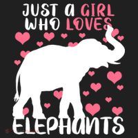 Just A Girl Who Loves Elephants Tumbler thumb 3