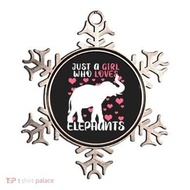 Just A Girl Who Loves Elephants Ornament