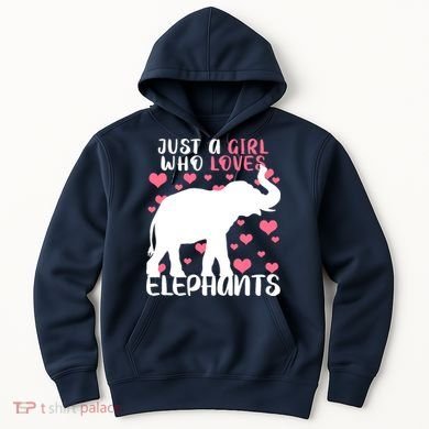 Just A Girl Who Loves Elephants Hoodie